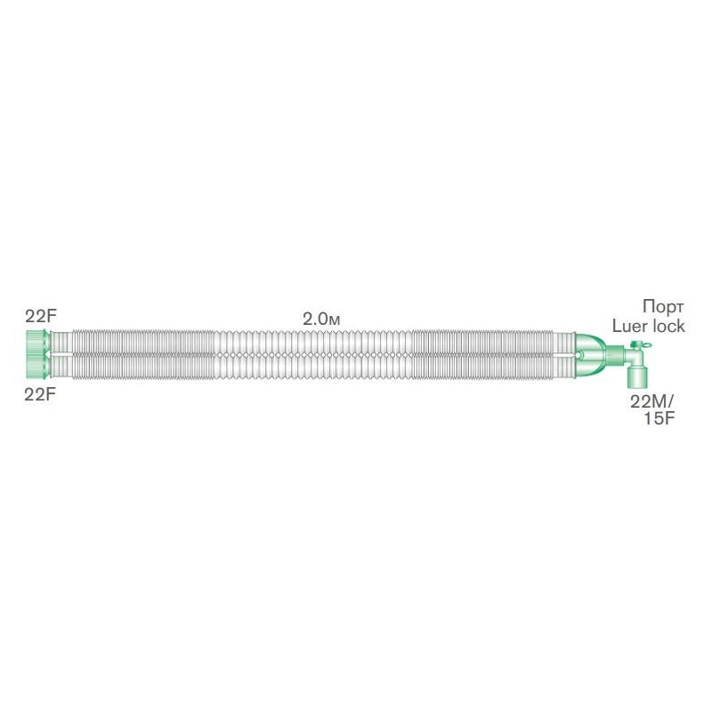 Дихальна система Compact ІІ, 2 м (m) (INTERSURGICAL)